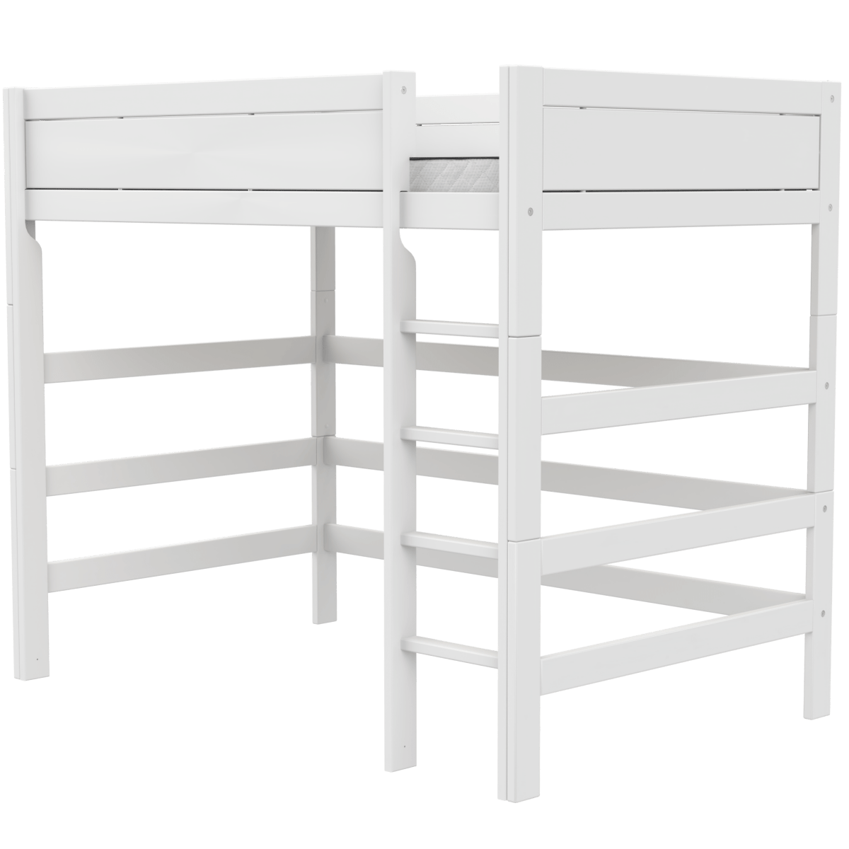 Lifetime Kidsrooms Hochbett 120 mit Leiter - 177 cm Weiss