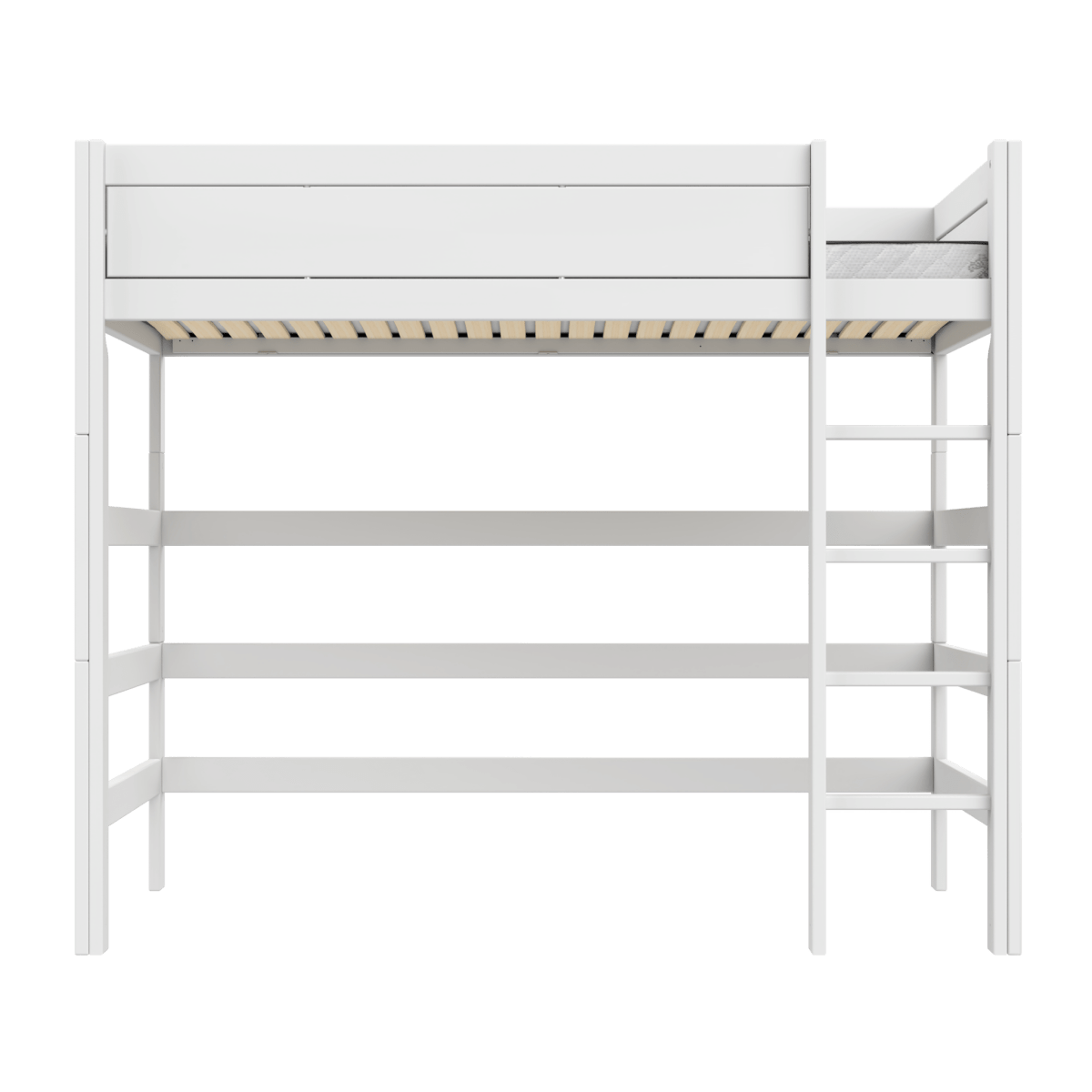 Lifetime Kidsrooms Hochbett 120 mit Leiter - 177 cm Weiss