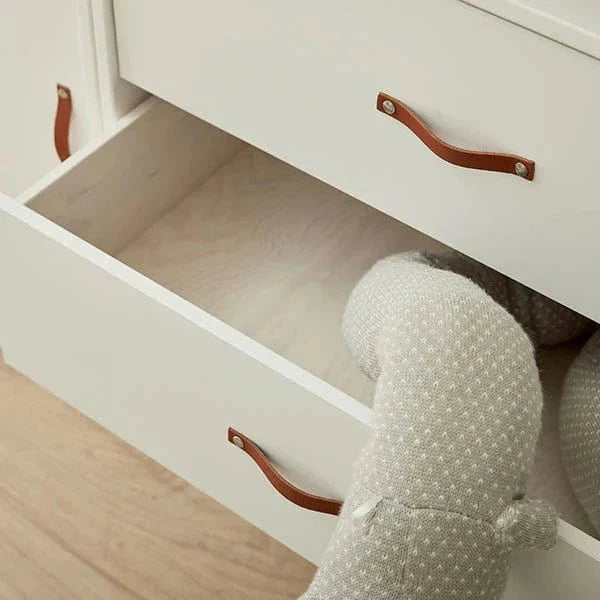 Lifetime Kidsrooms ALL-IN-ONE Lit surélevé avec escalier - 152 cm - Original Whitewash