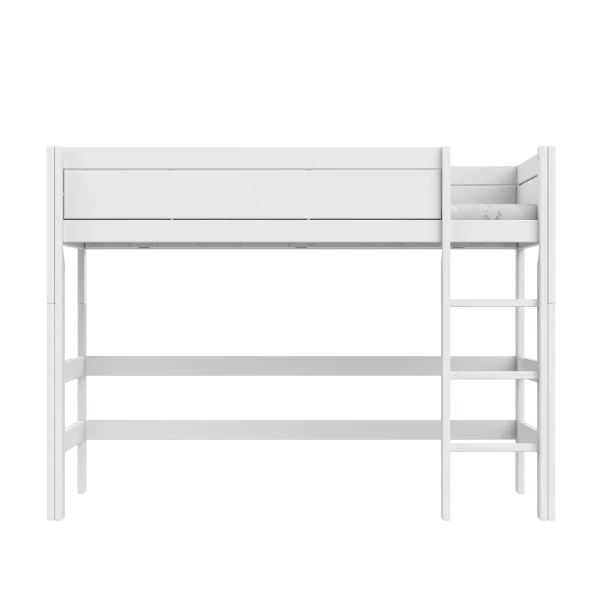 Lifetime Kidsrooms Mid-high bed with ladder 152 cm - Original White