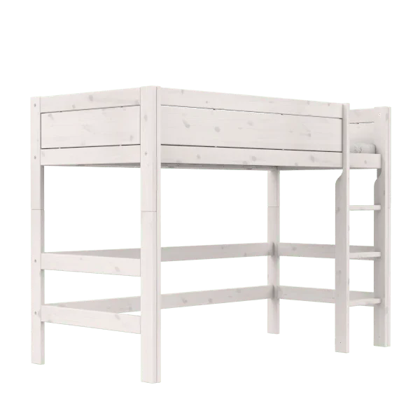 Lifetime Kidsrooms Mittelhochbett mit Leiter 152 cm - Original Whitewash