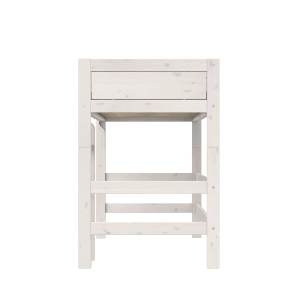 Lifetime Kidsrooms Mid-high bed with ladder 152 cm - Original White