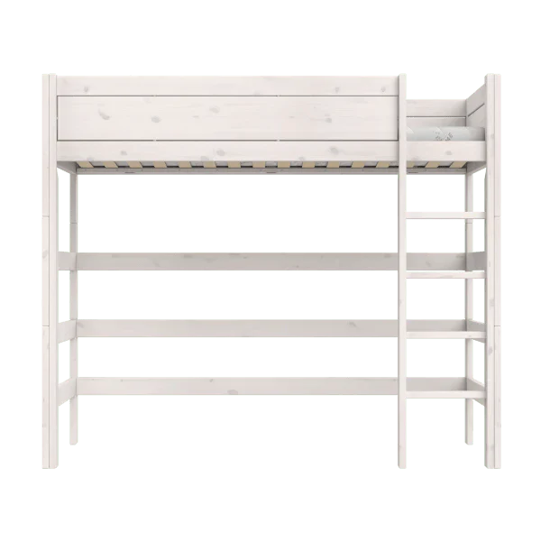 Lifetime Kidsrooms Letto a soppalco con scala 177 cm - Original Whitewash
