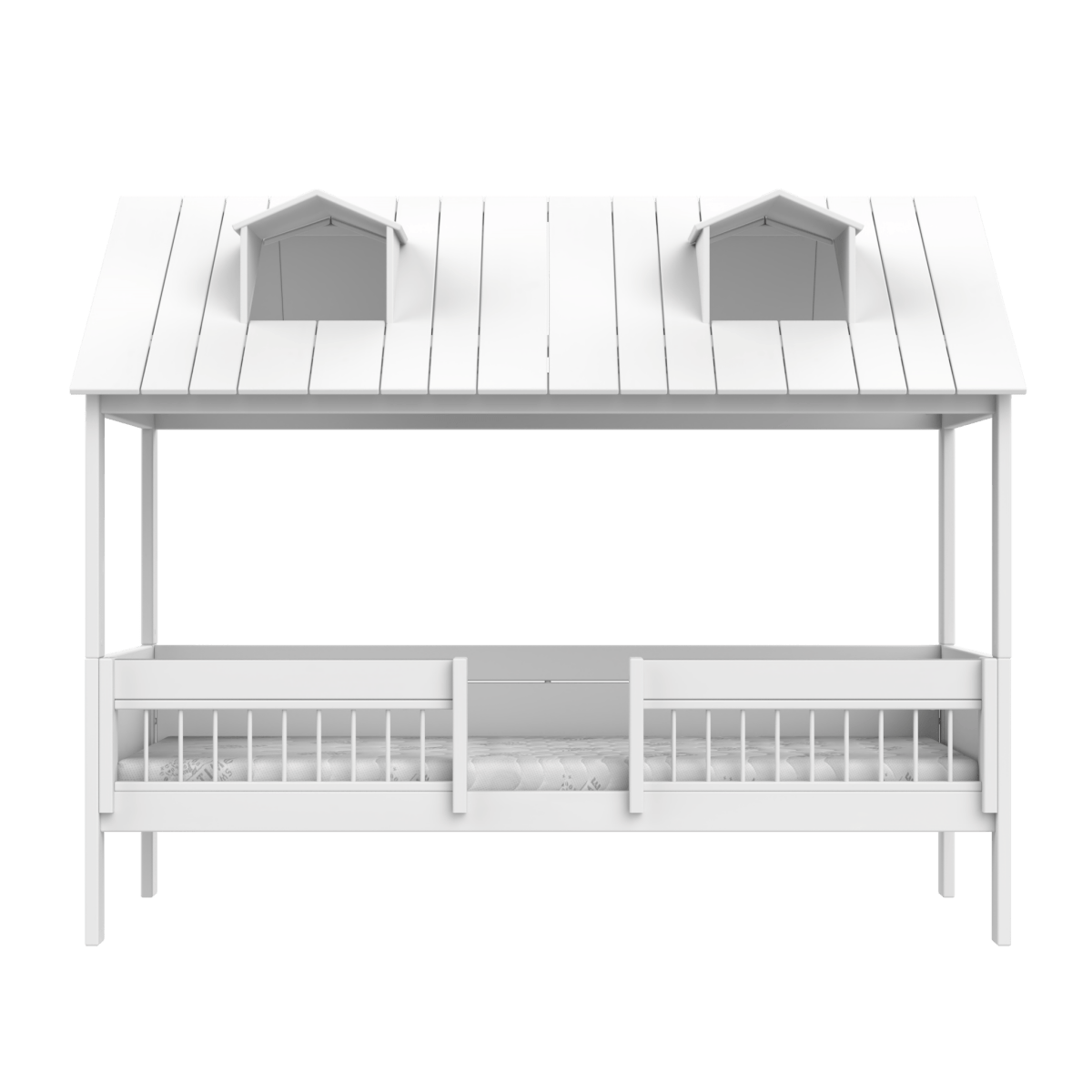 Letto a casetta Lifetime per bambini - Beach House 2 in 1 bianco