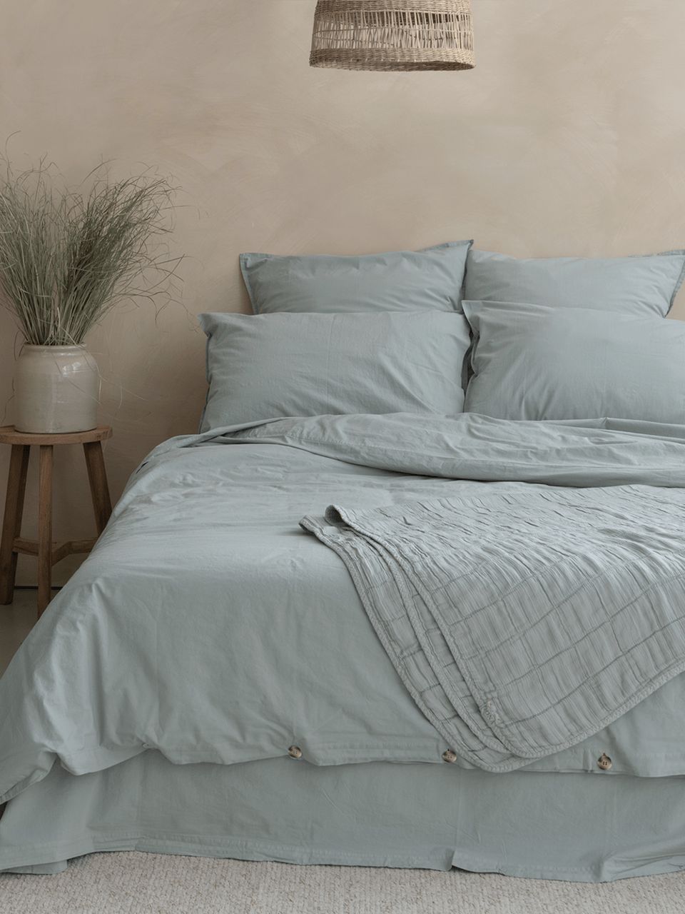 Oona Bettdeckenbezug Seafoam