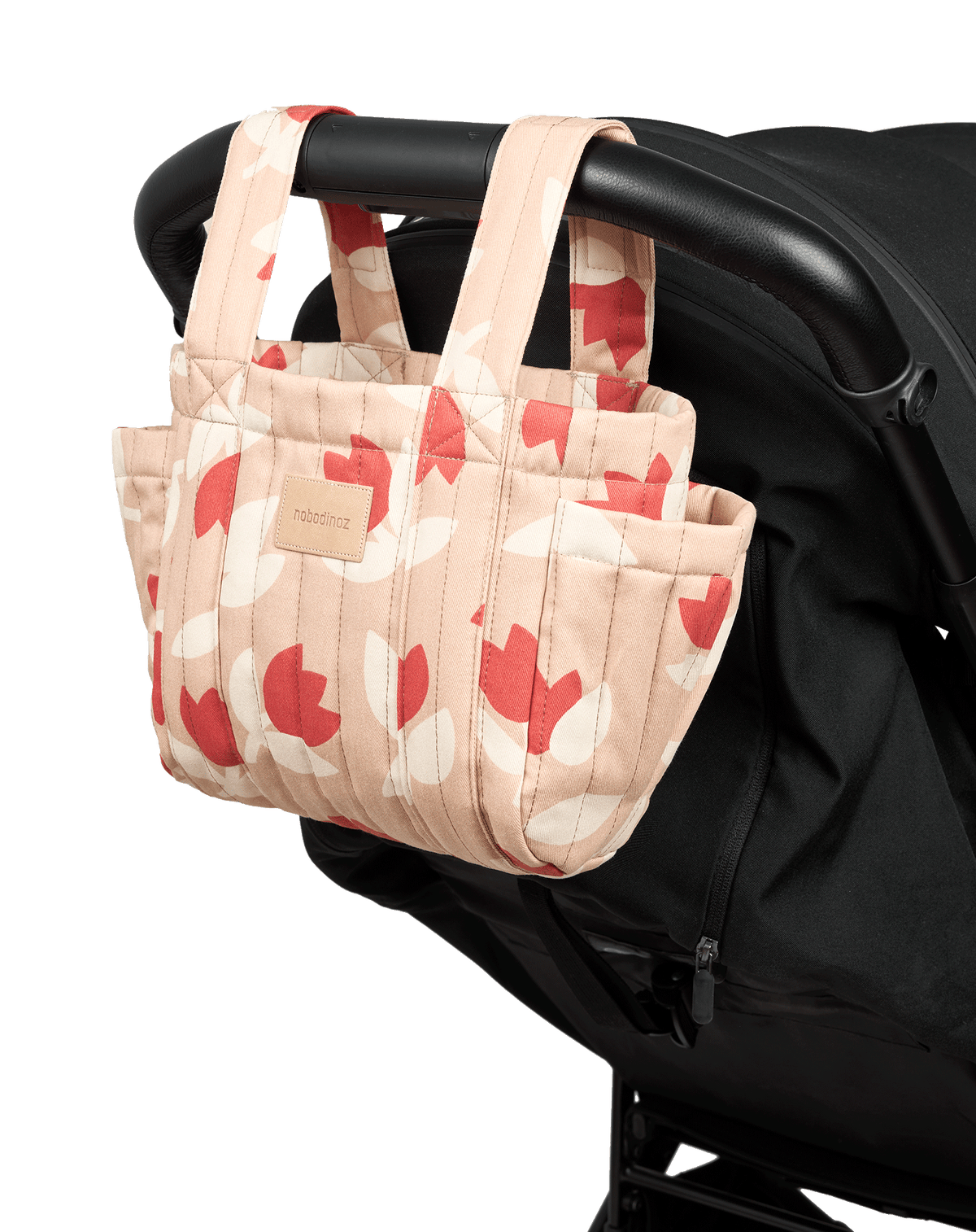 Organizzatore per carrozzina Nobodinoz Hyde Park tulipani rossi