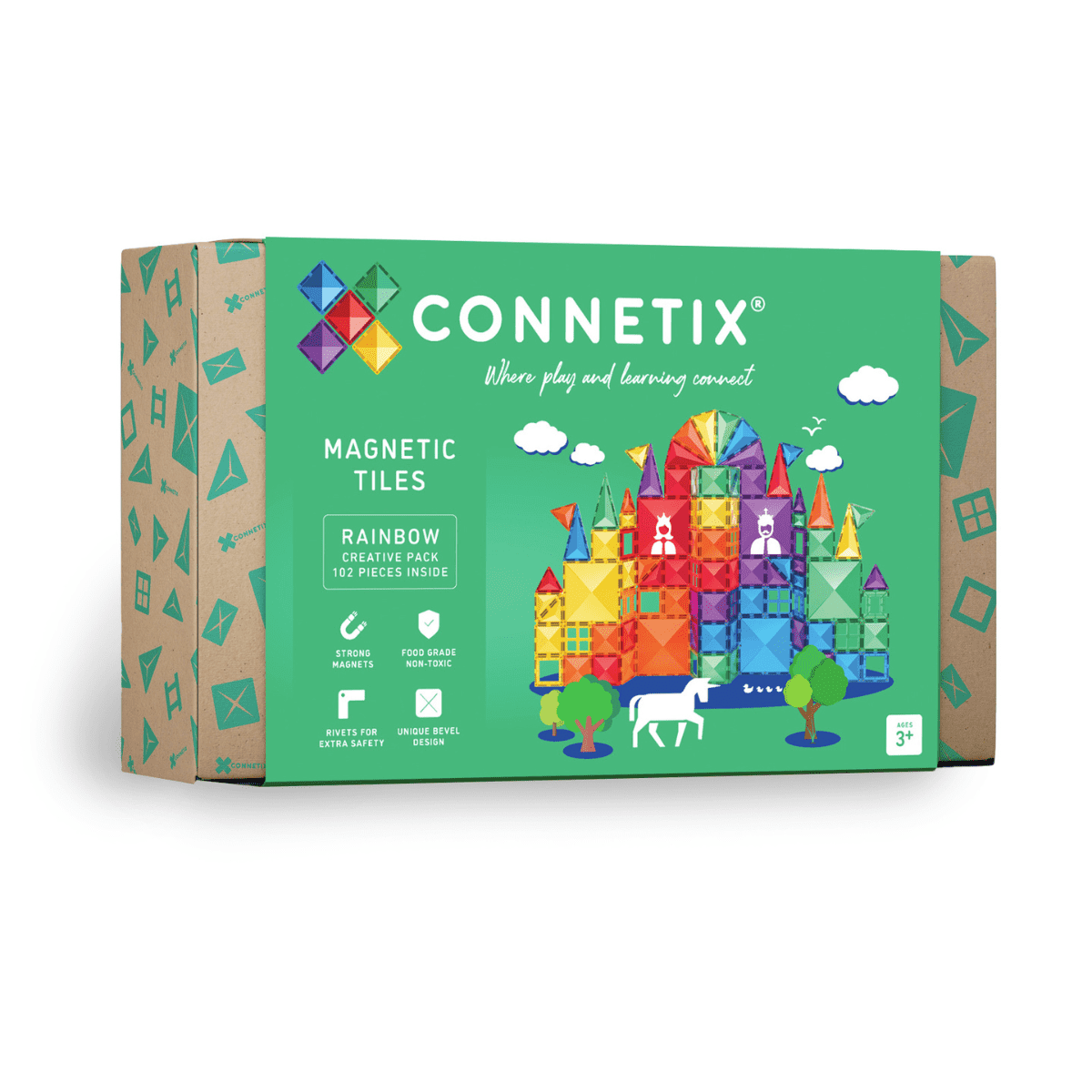 Connetix 102 pieces Rainbow Creative Pack