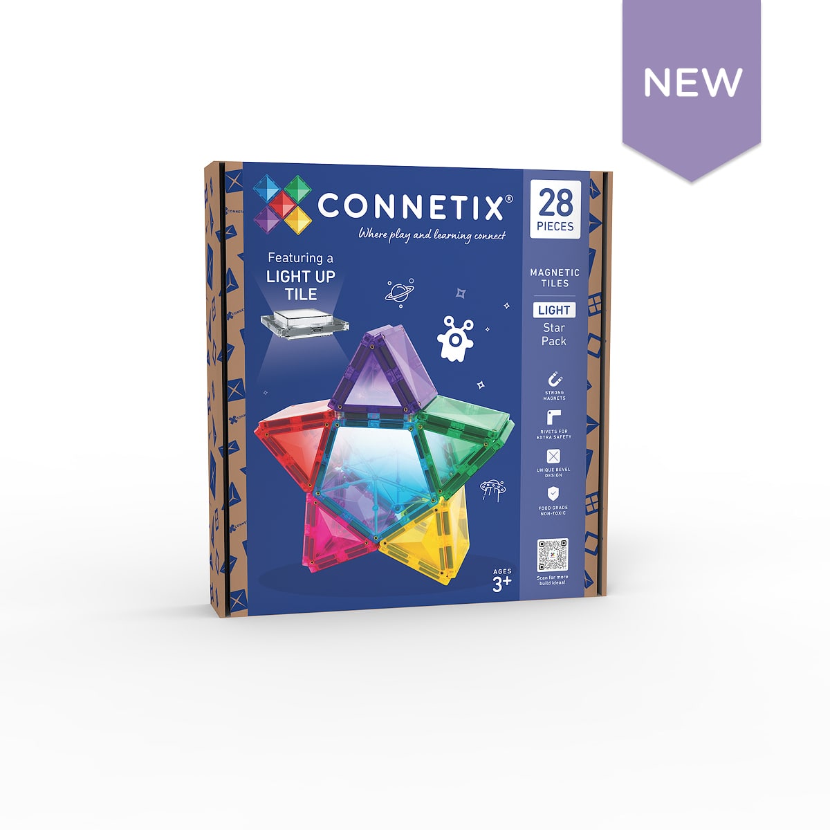 Connetix 28 pieces Light Star Pack
