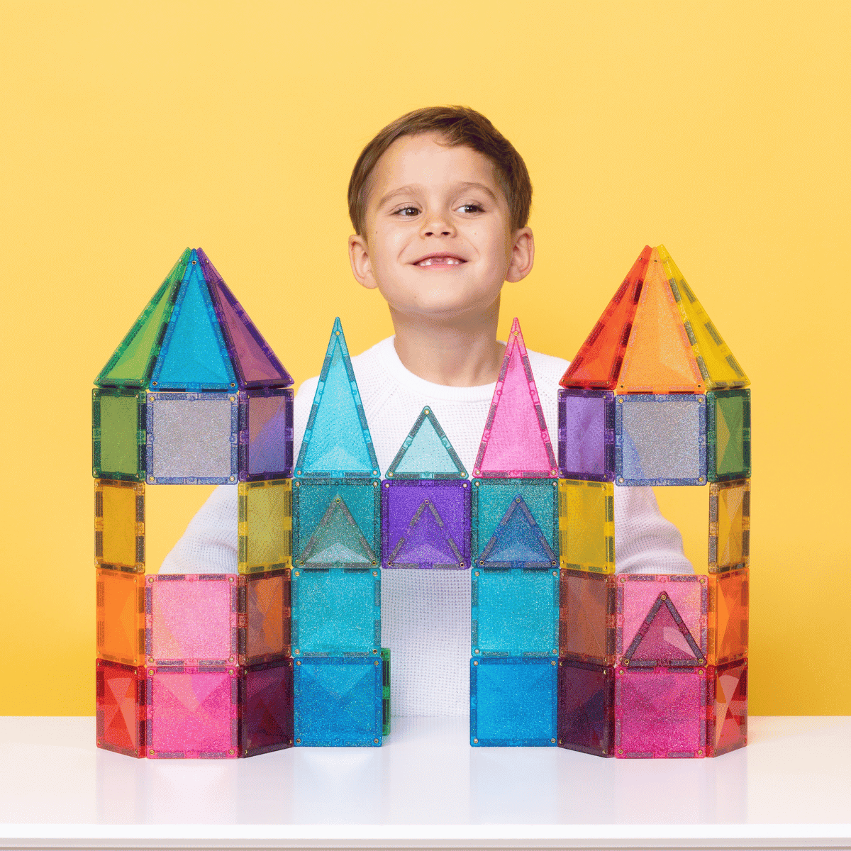 Connetix 48 pieces Glitter Castle Pack