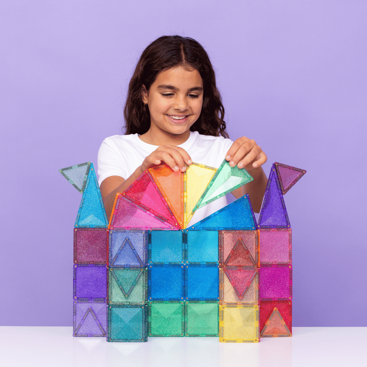 Connetix 48 pieces Glitter Castle Pack