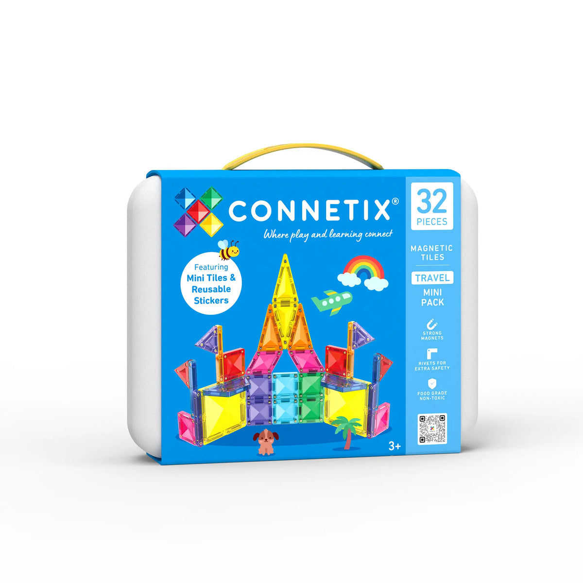 Set da viaggio Connetix Mini, 32 pezzi - Immagine 1