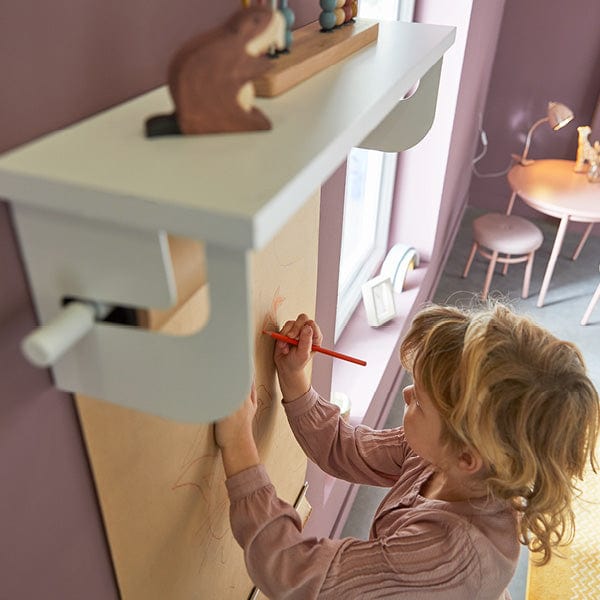 Lifetime Kidsrooms wall shelf with paper roll