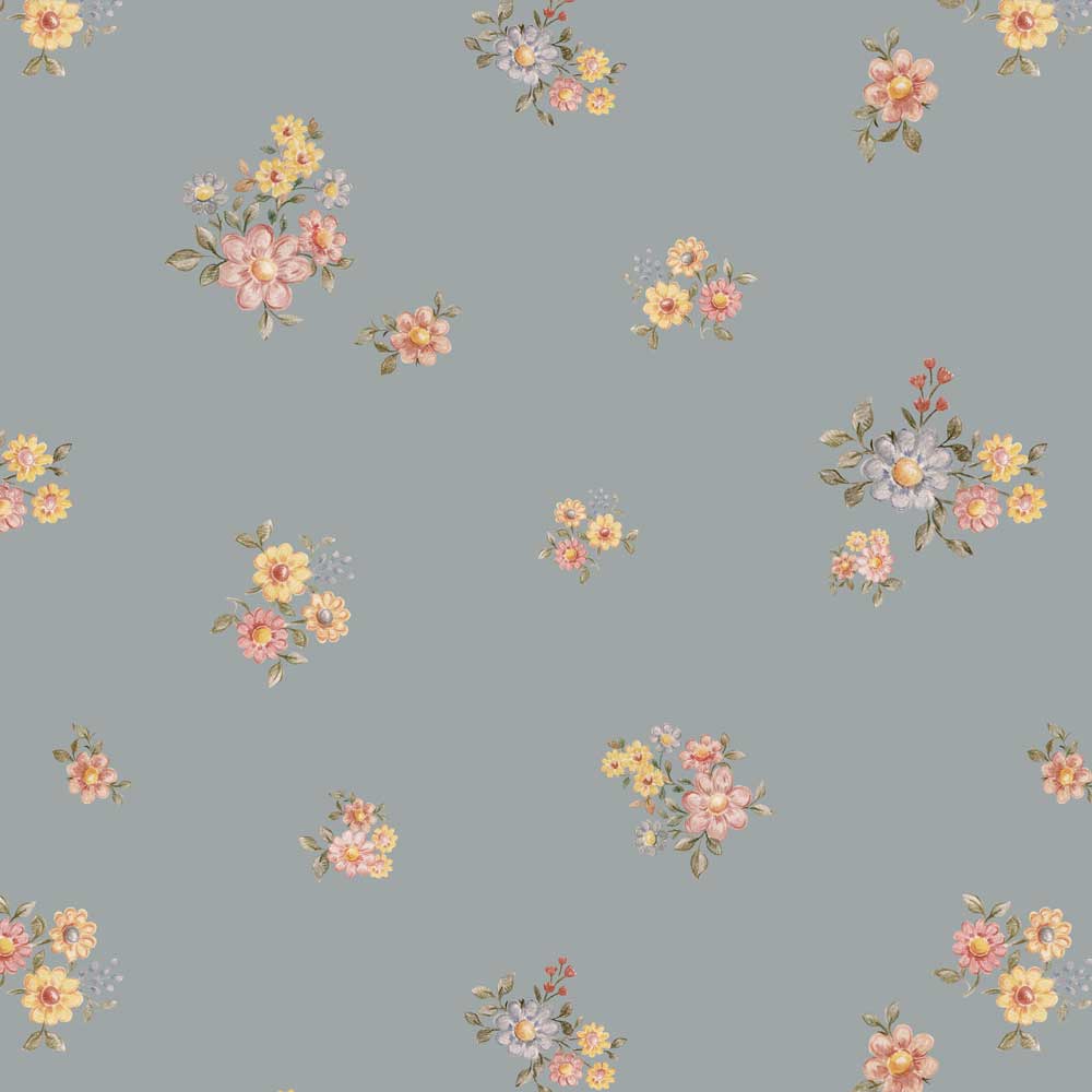 Dekornik papier peint fleurs minimini foncé rayures 100 x 280