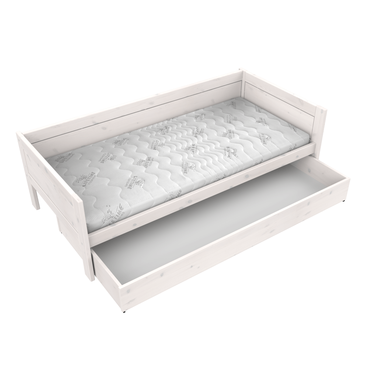 Lifetime Kidsrooms Grand tiroir de lit Whitewash