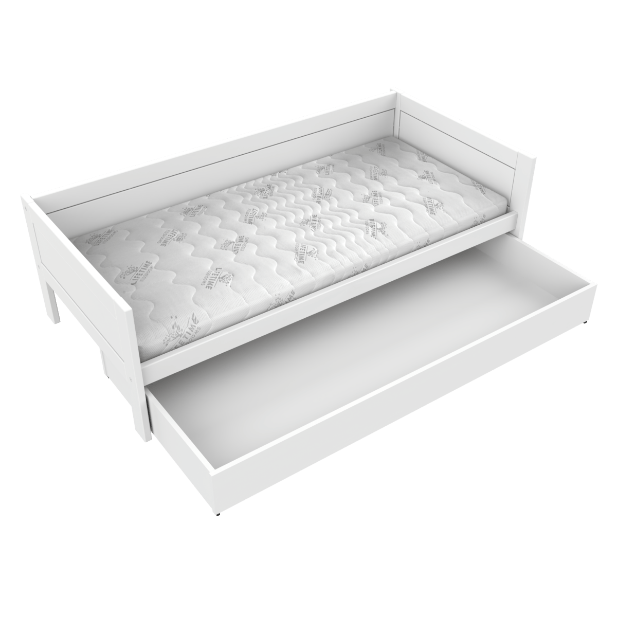 Lifetime Kidsrooms Large Bed Drawer White
