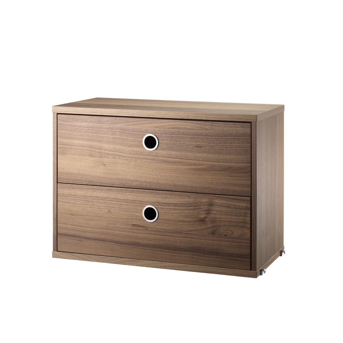 Chest of Drawers w58 x d30 x h42 cm Walnut