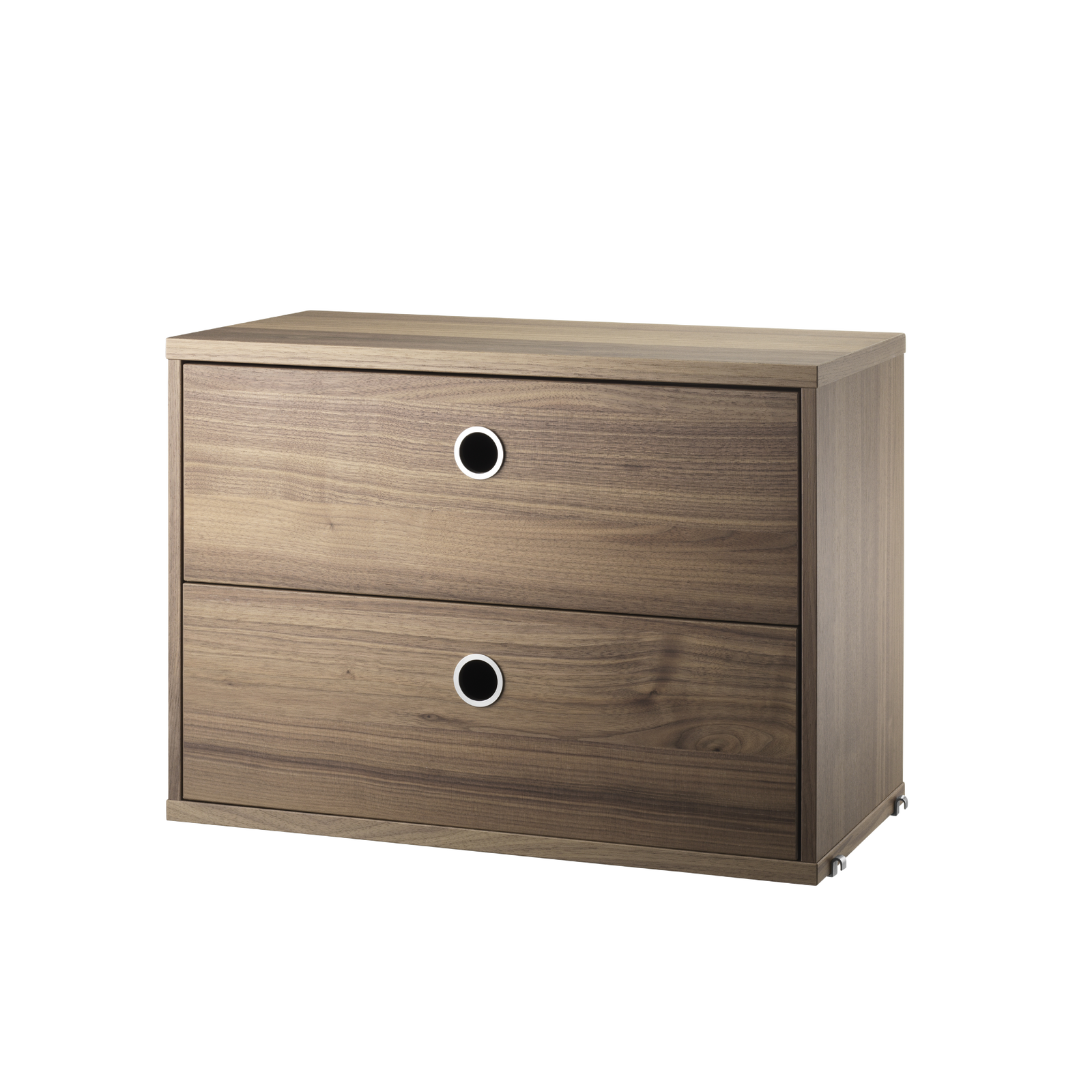 Chest of Drawers w58 x d30 x h42 cm Walnut