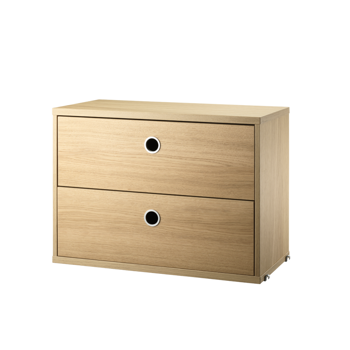 Chest of Drawers w58 x d30 x h42 cm Chêne