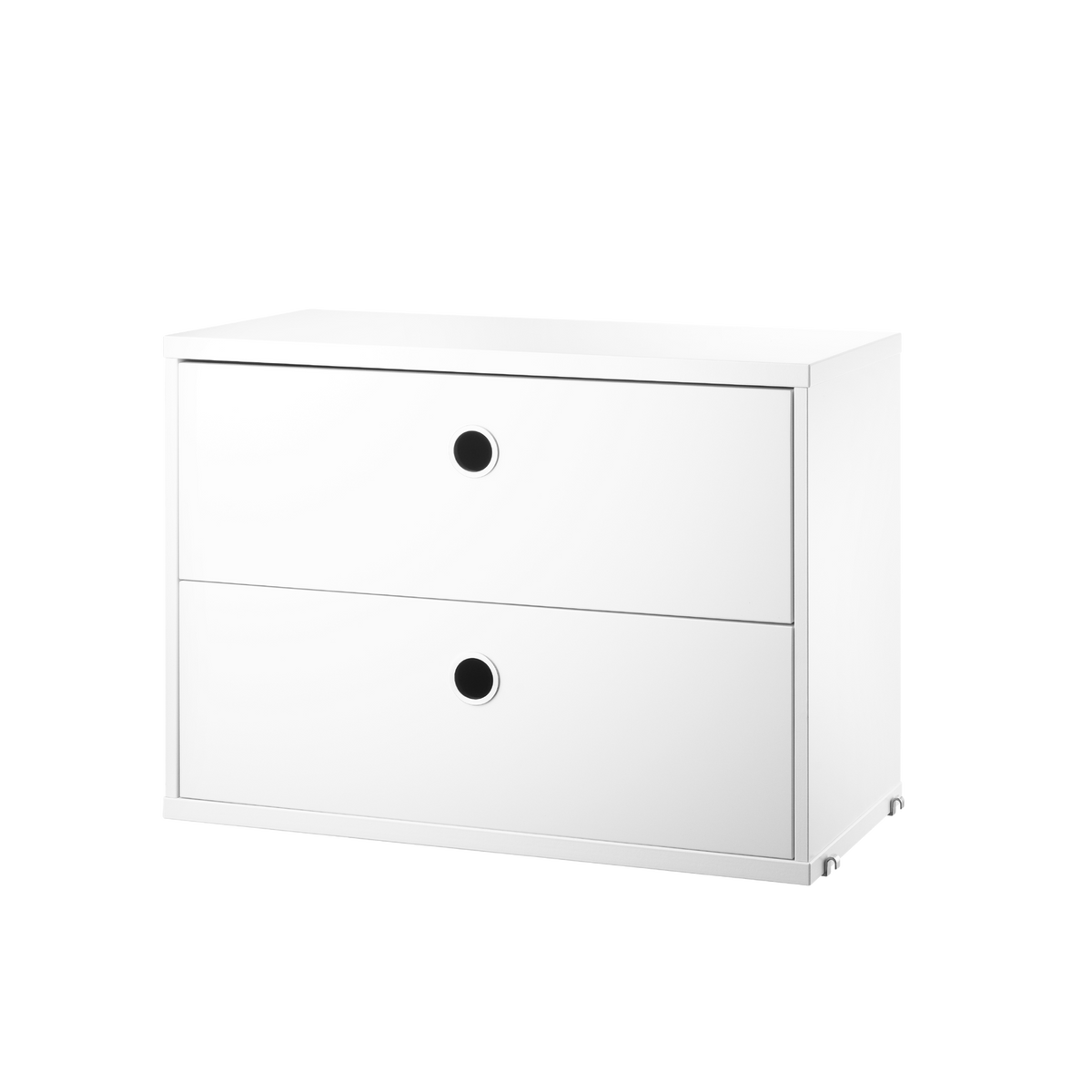 Chest of Drawers w58 x d30 x h42 cm Blanc