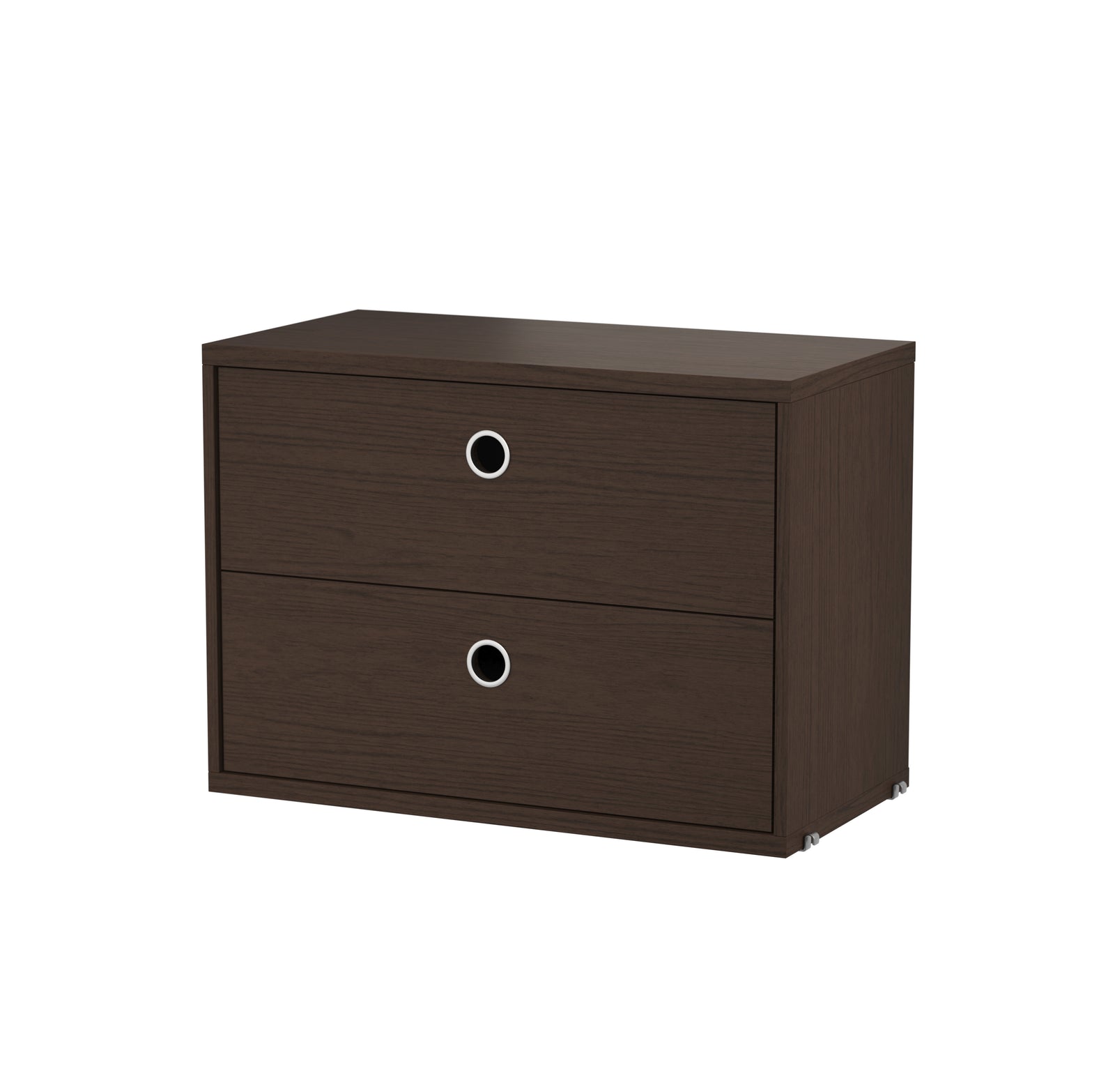 Chest of Drawers w58 x d30 x h42 cm Dark oak
