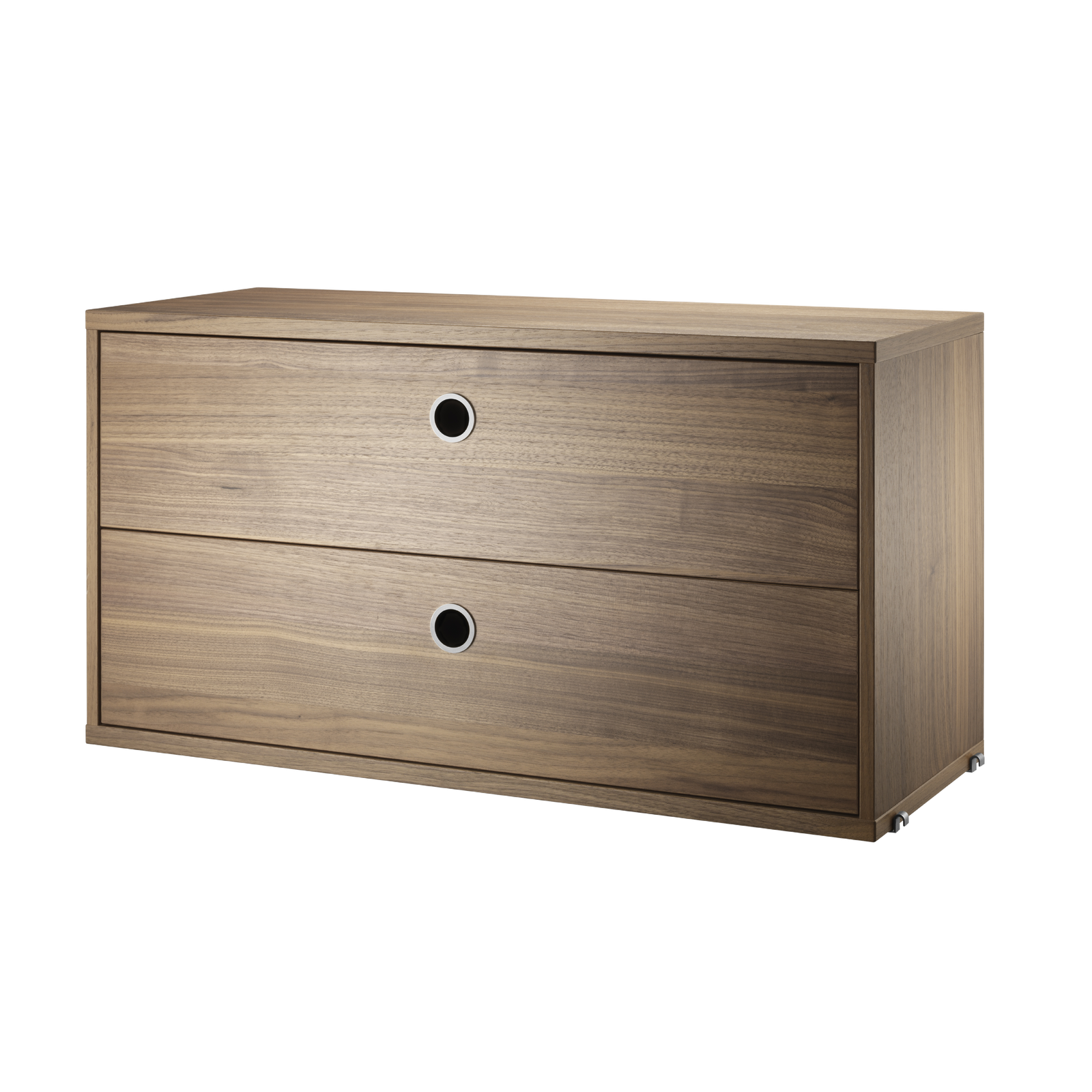 Chest of Drawers w78 x d30 x h42 cm Walnut
