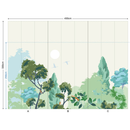 Little Cabari: Panoramatapete CLAIR-OBSCUR