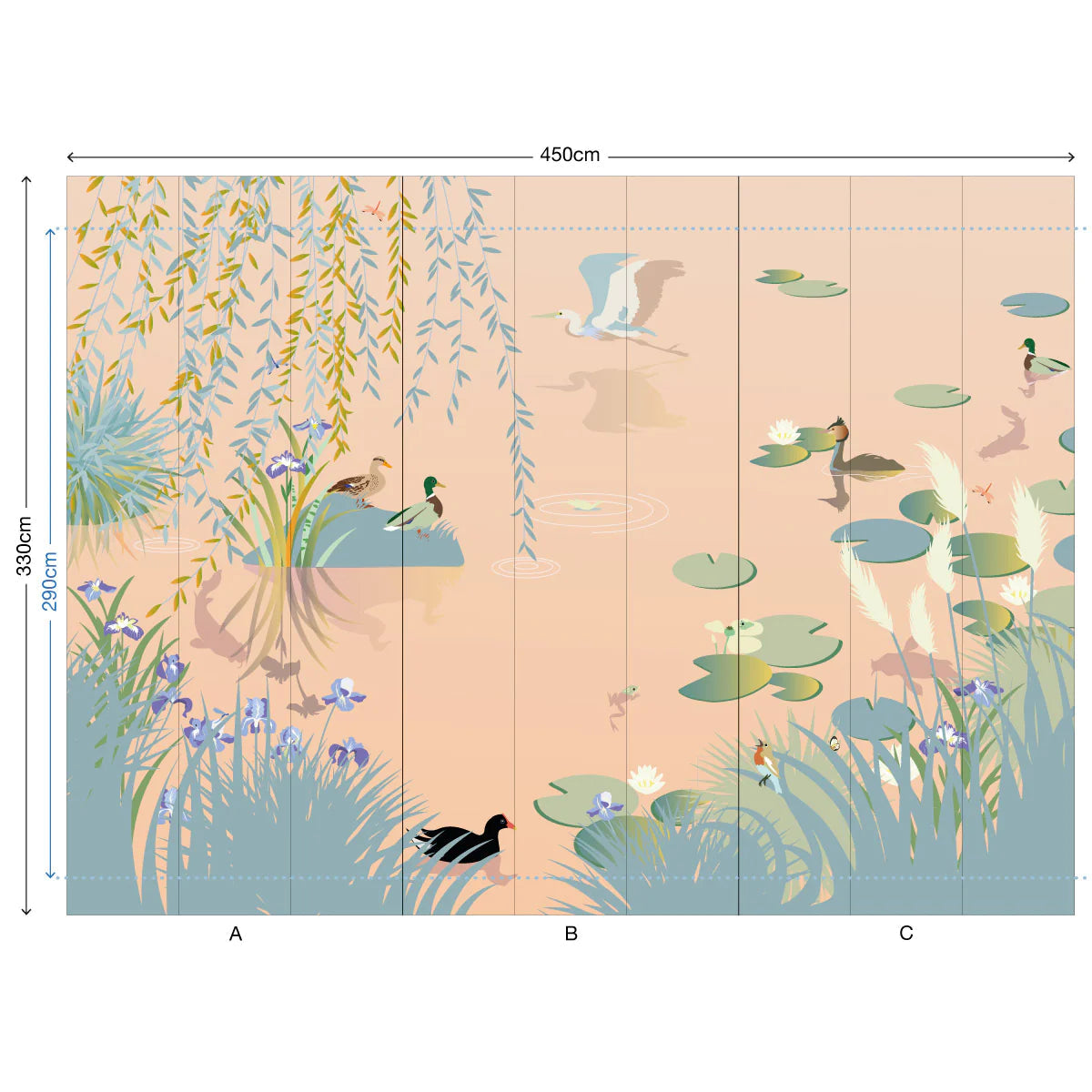 Little Cabari panorama wallpaper ETANG