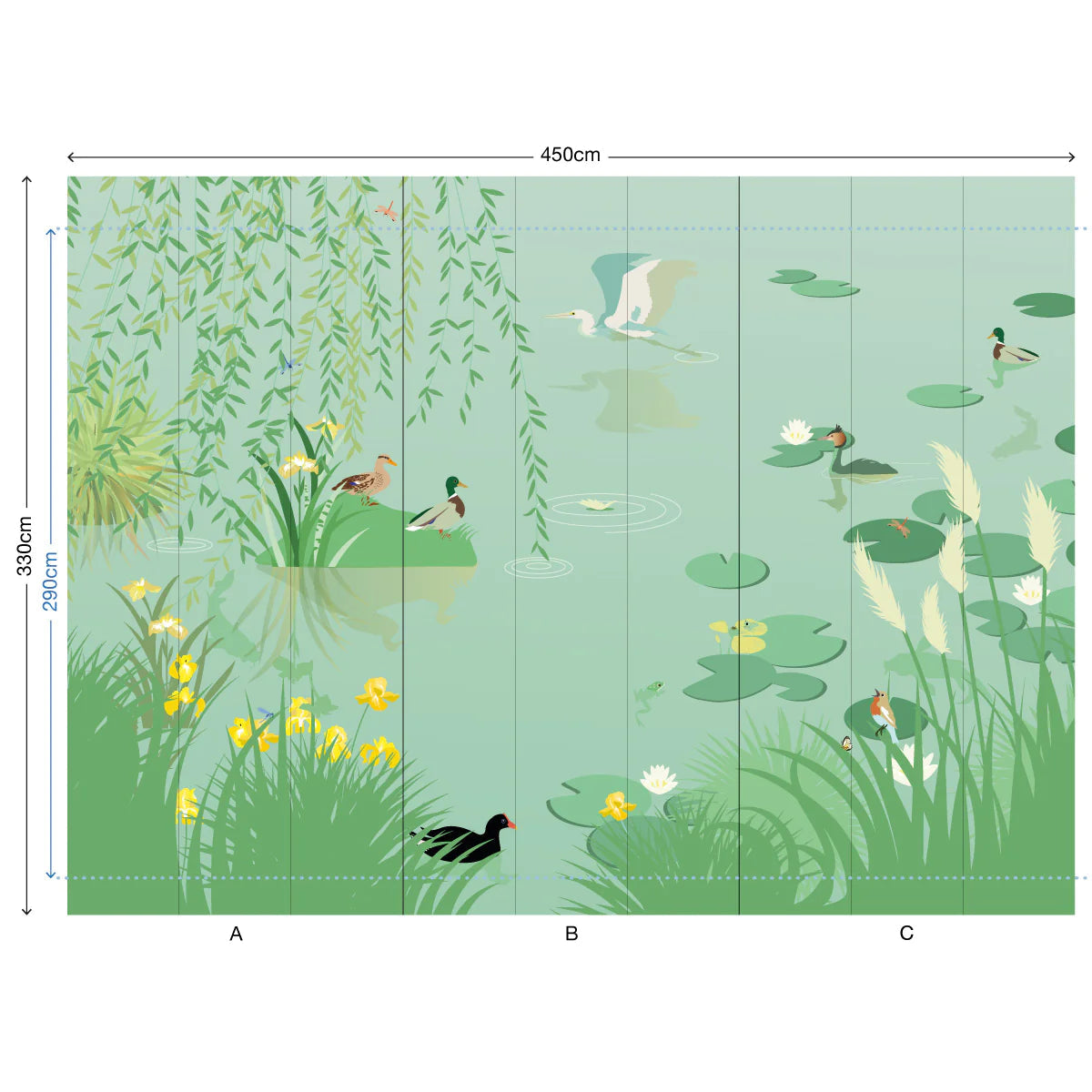 Little Cabari panorama wallpaper ETANG