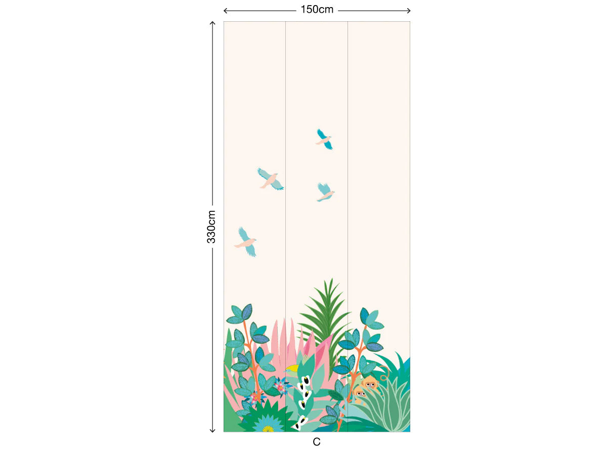 Little Cabari panorama wallpaper EDEN