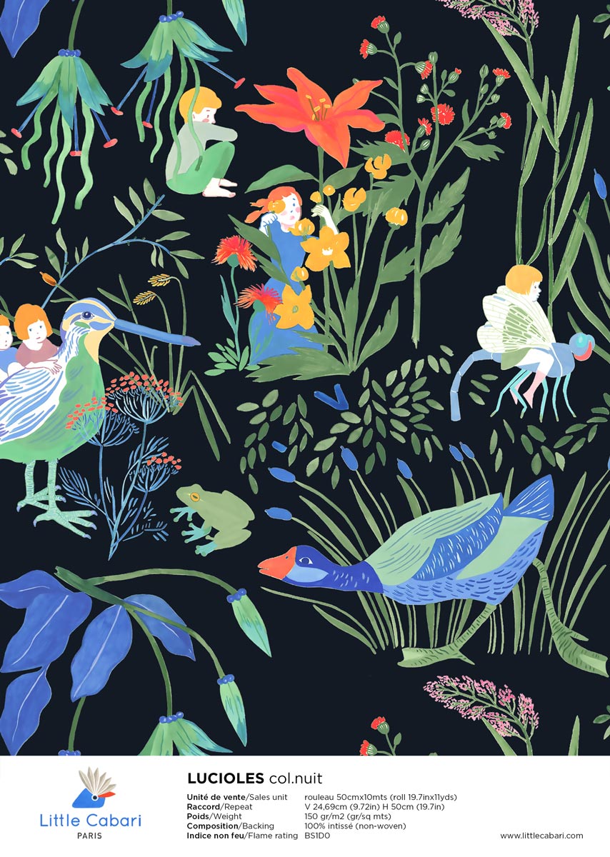 Little Cabari wallpaper FIREFLIES night