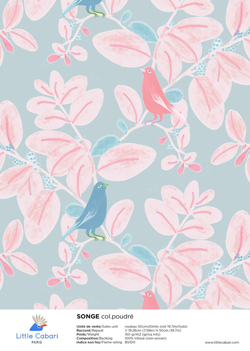 Little Cabari wallpaper SONGE powder