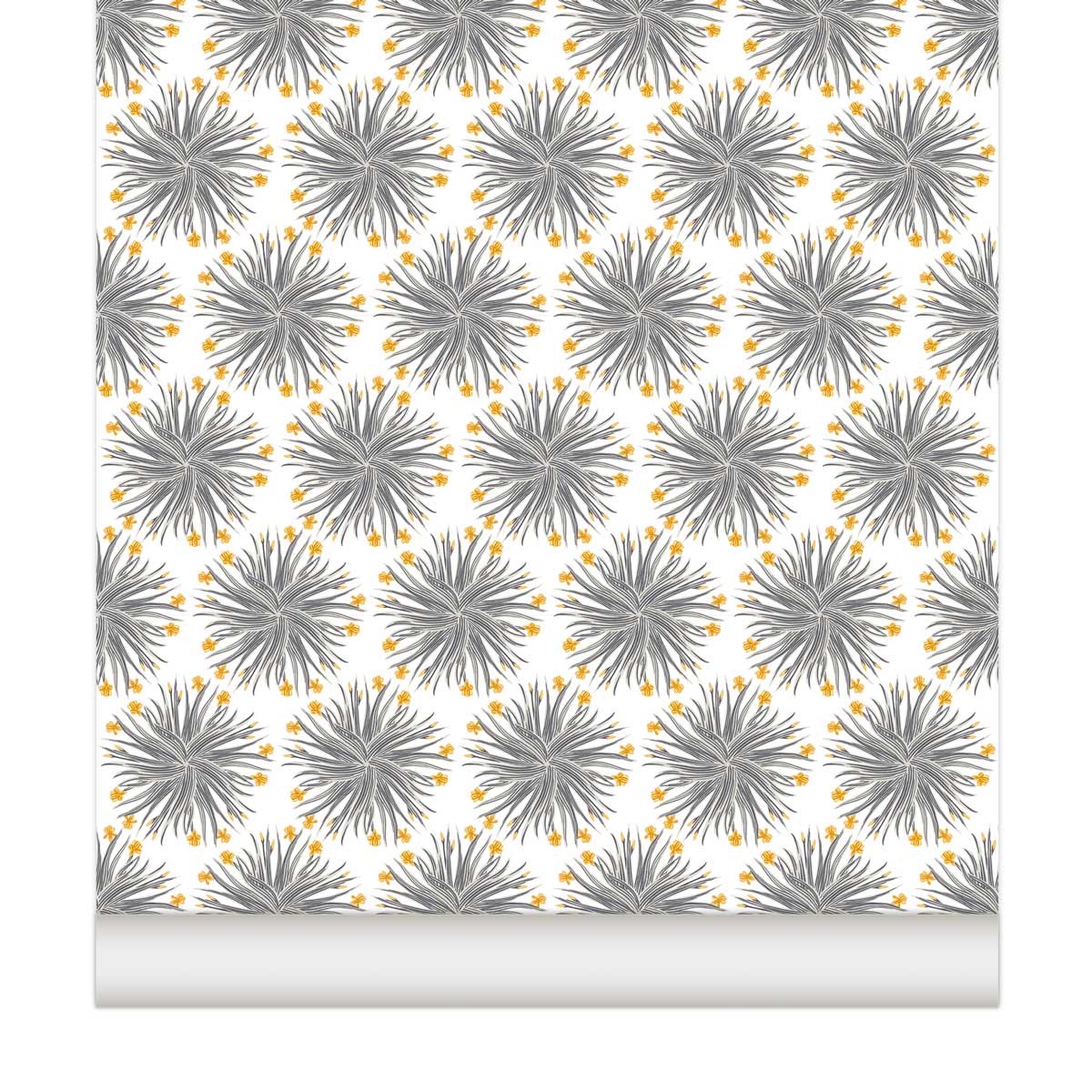 Carta da parati Little Cabari CHARDONS Gold