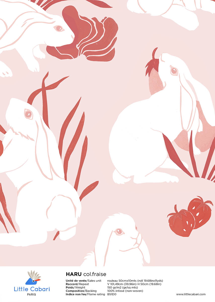Little Cabari wallpaper HARU strawberry