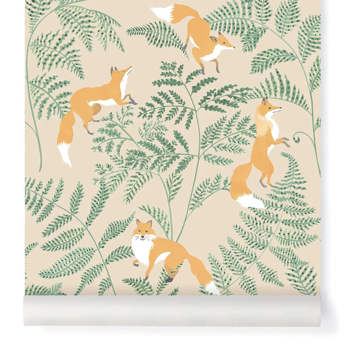Little Cabari Tapete KITSUNE Beige