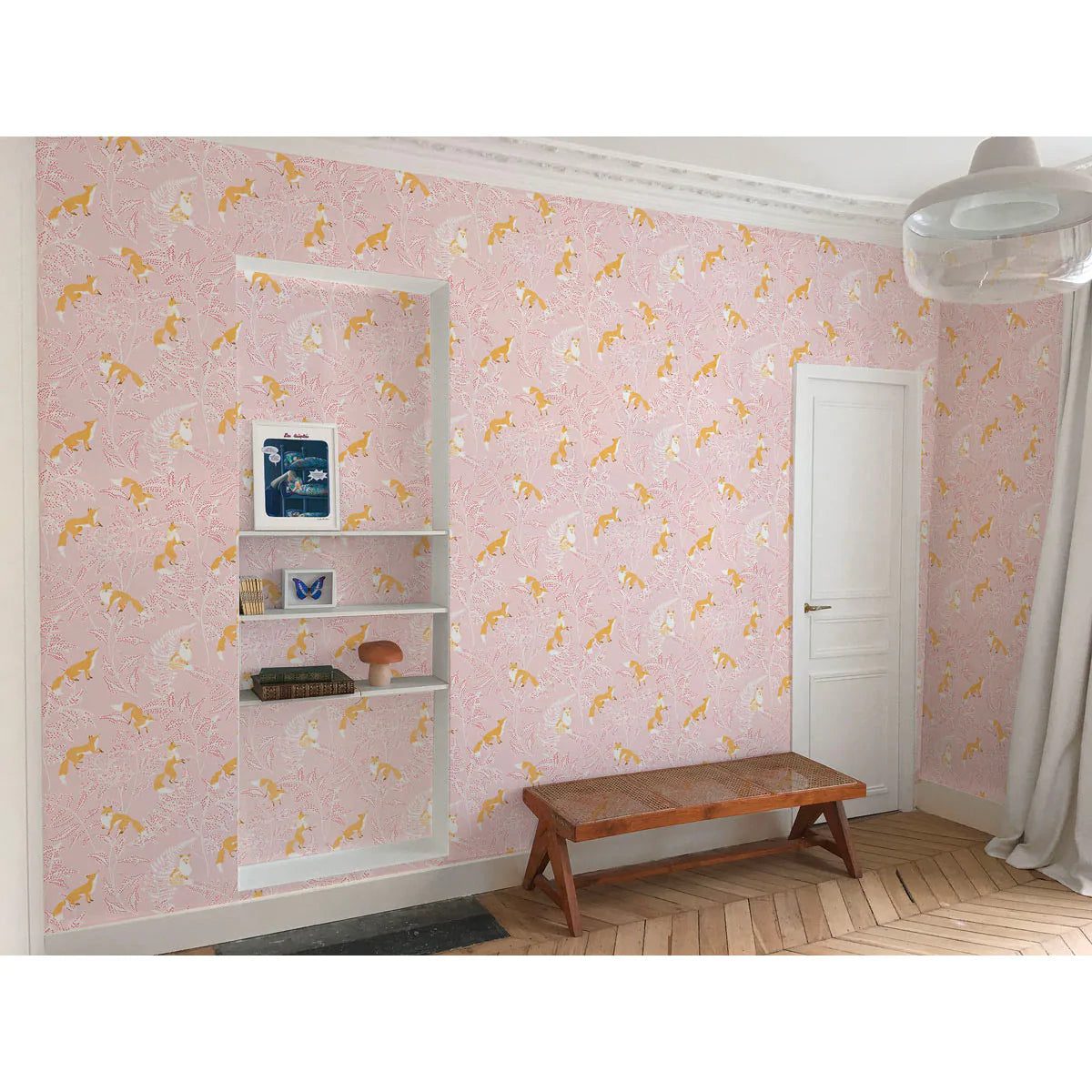 Little Cabari wallpaper KITSUNE pink