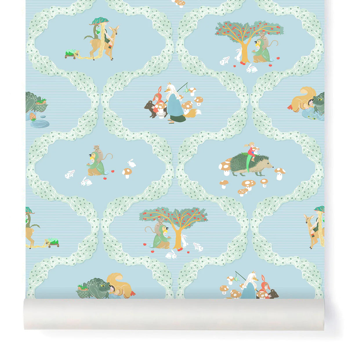 Little Cabari papier peint LES ENFANTS PERDUS ciel