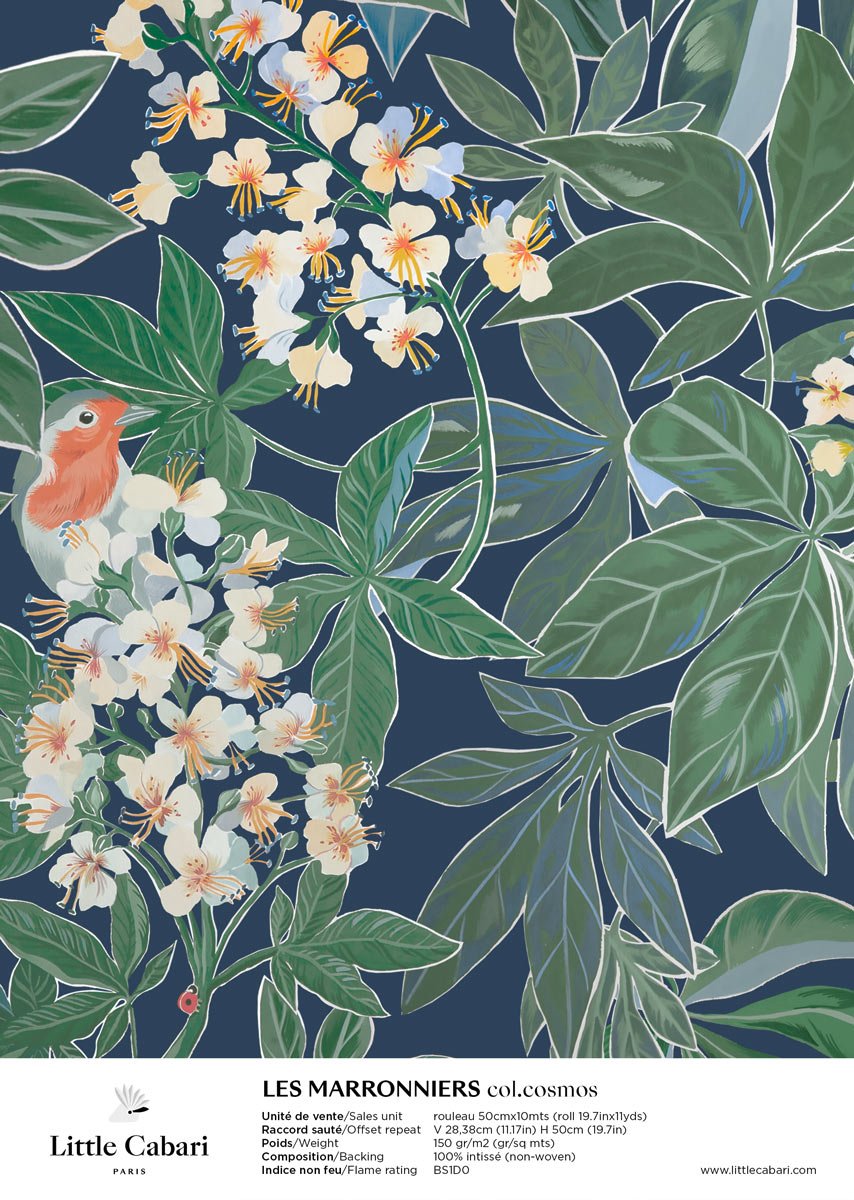 Little Cabari wallpaper LES MARRONNIERS Kosmos