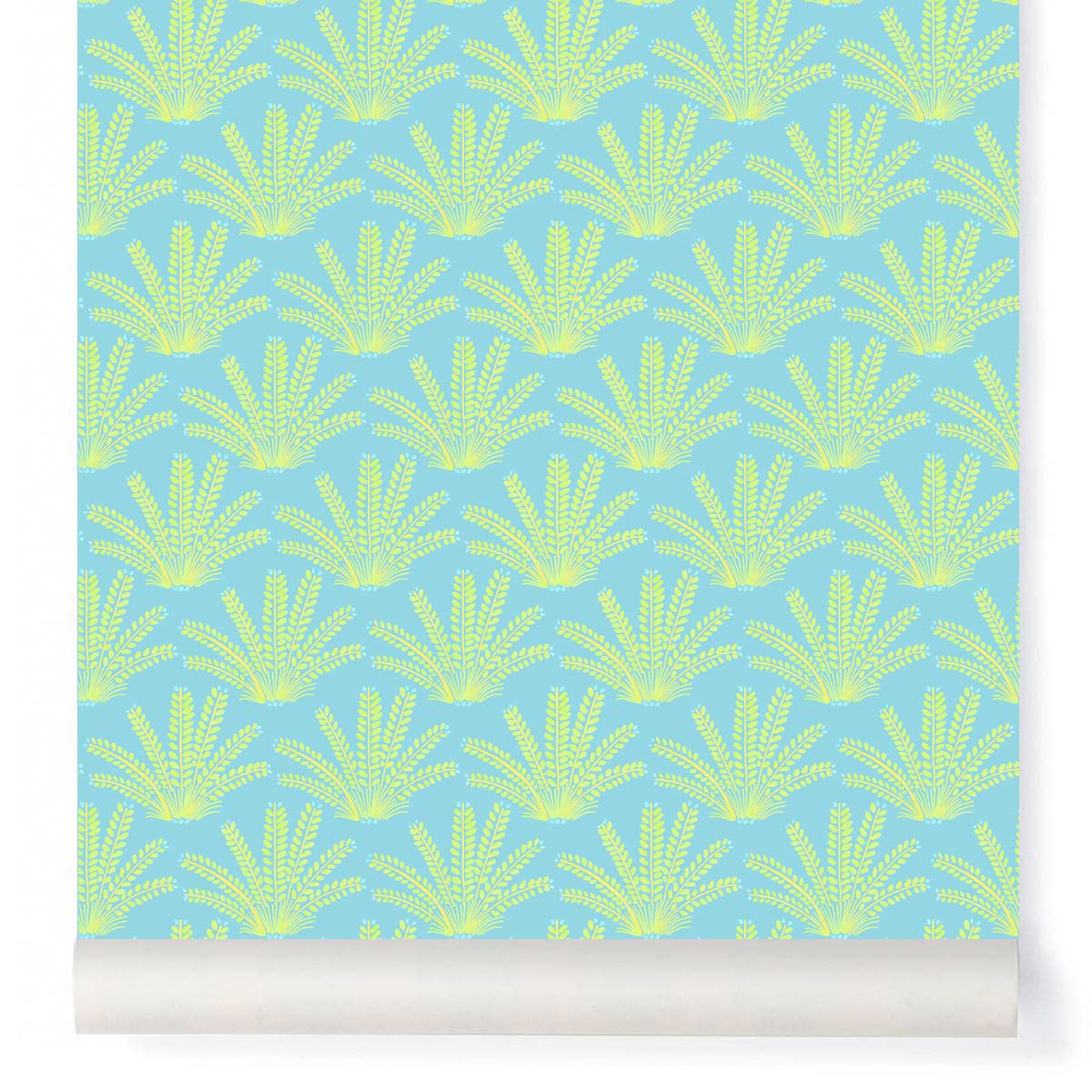 Carta da parati Little Cabari MARACAS lime