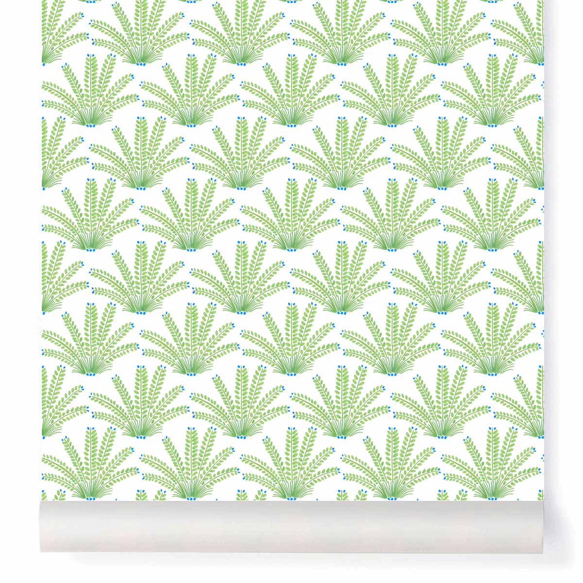 Little Cabari papier peint MARACAS menthe
