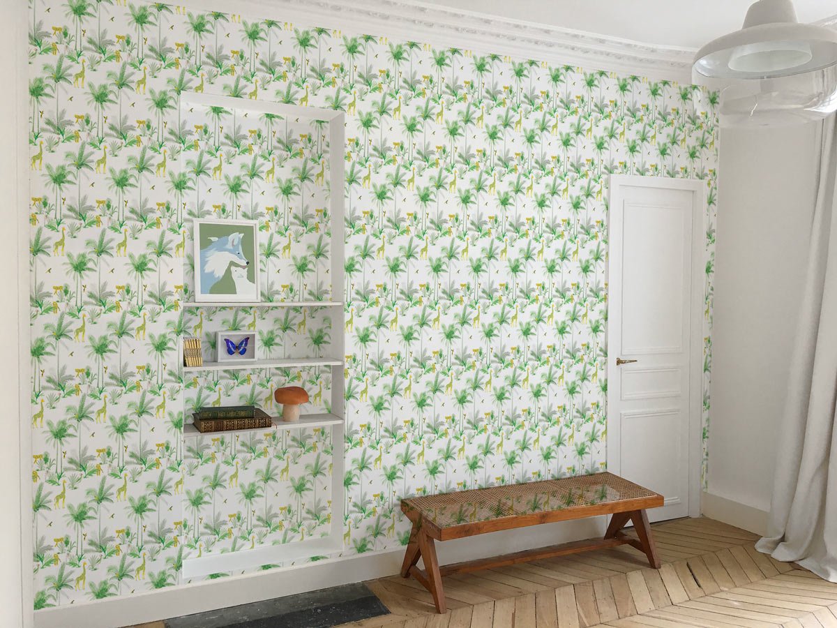 Little Cabari wallpaper TAMTAM mint