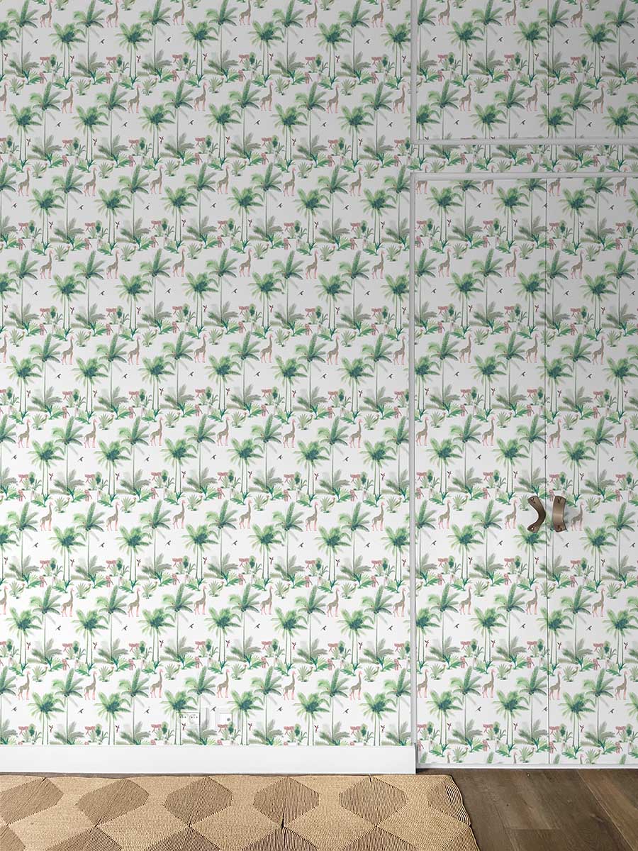 Little Cabari wallpaper TAMTAM Pink