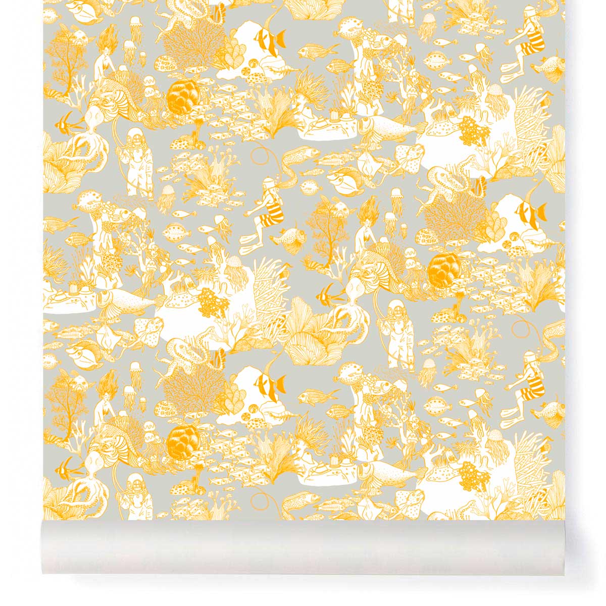 Carta da parati Little Cabari TOILE DE MER Sand