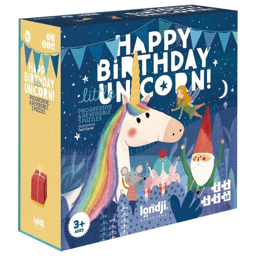 Londji Happy Birthday Unicorn Puzzle