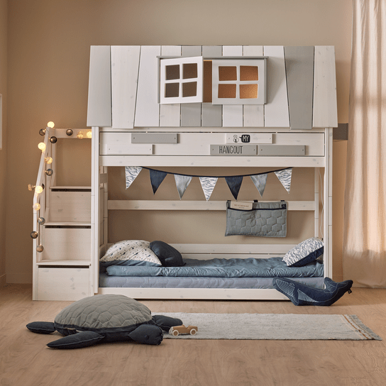 Lifetime Kidsrooms Etagenbett 154 cm - My Hangout Weiss