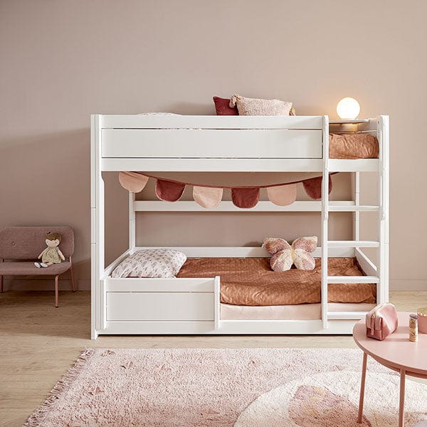Lifetime Kidsrooms Etagenbett mit Leiter 154 cm - Original Whitewash
