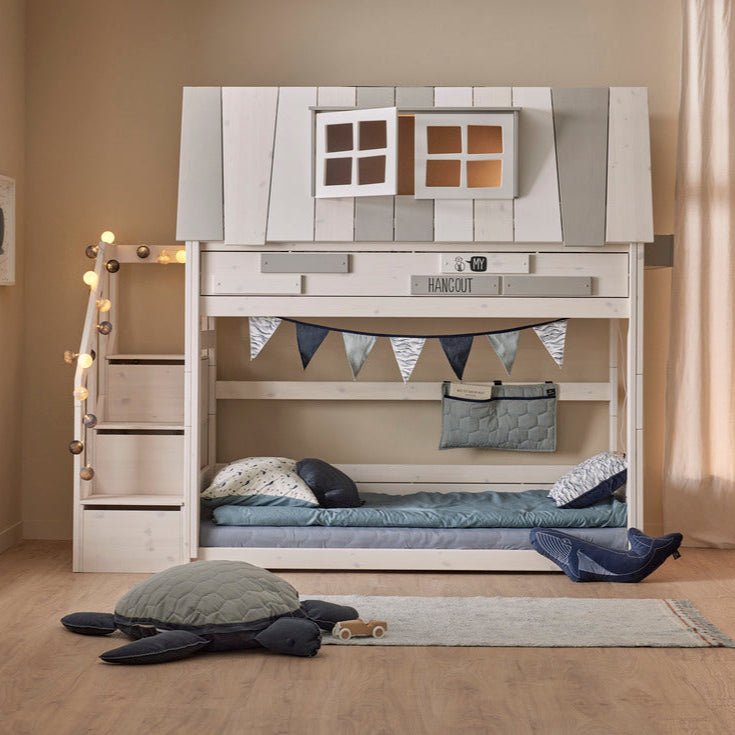 Camerette per bambini Lifetime Letto con scale - My Hangout White