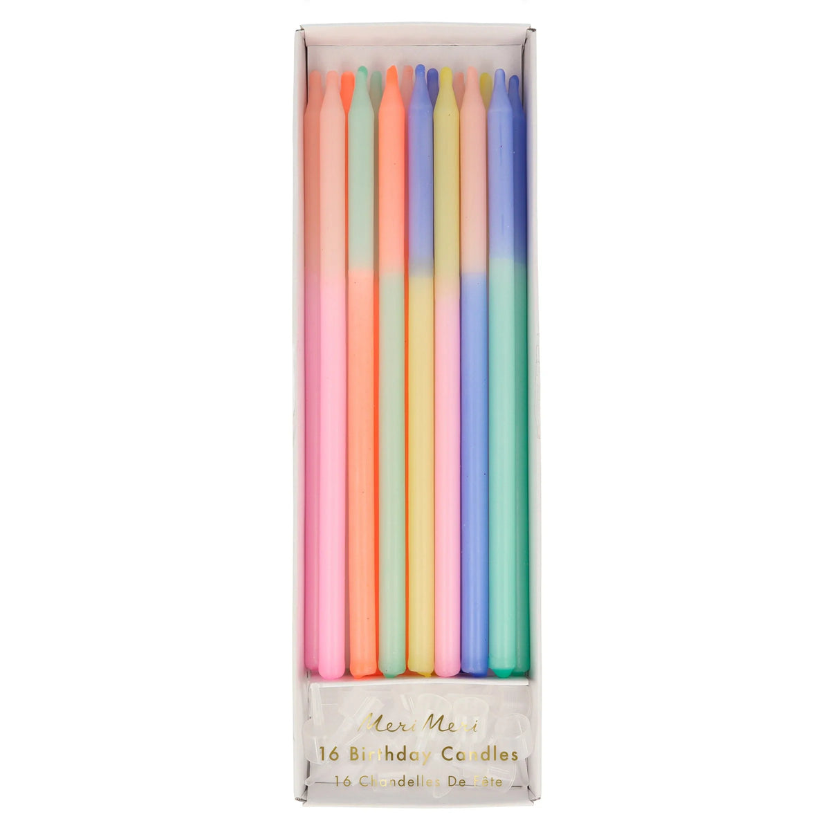 Bougies bloc multicolores Meri Meri