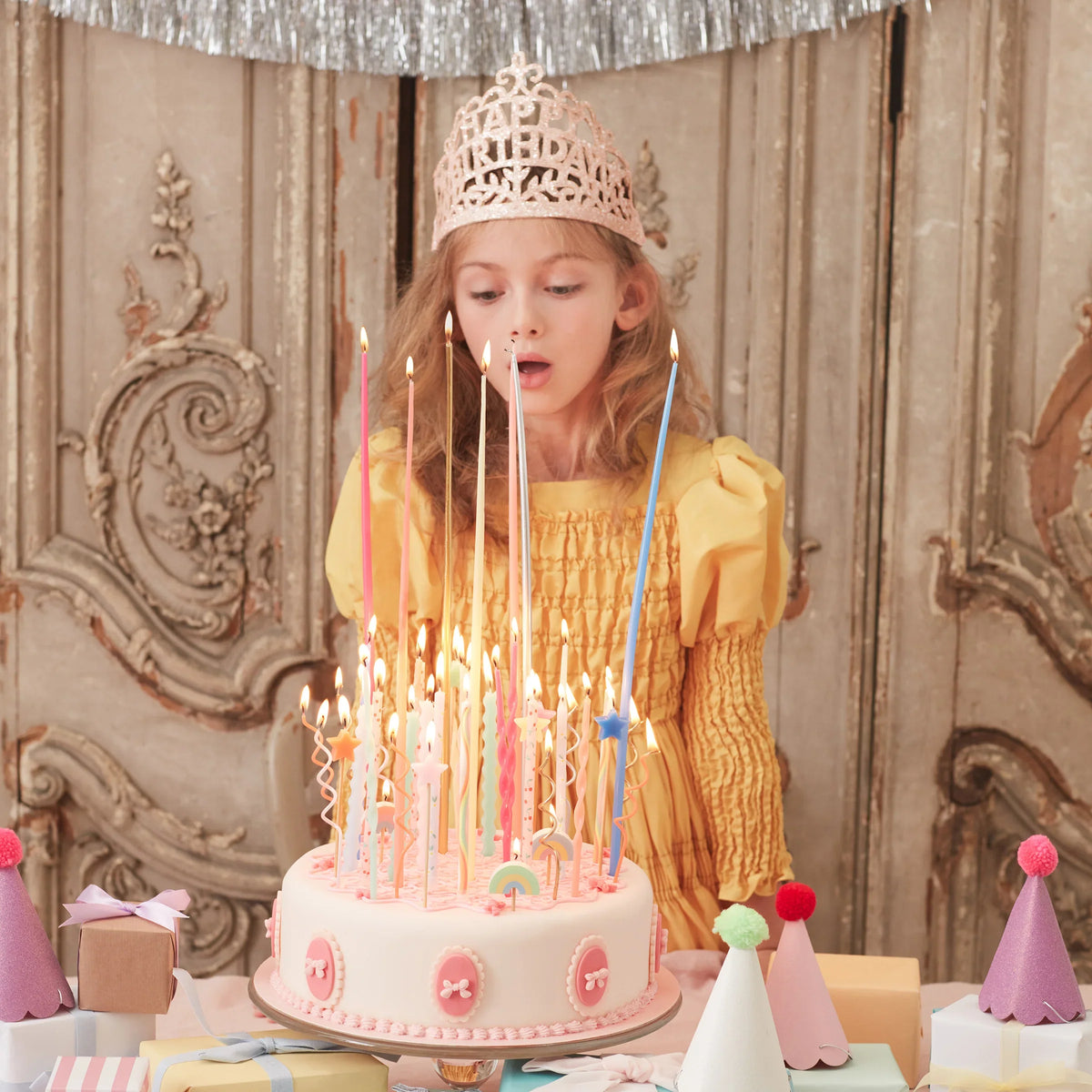 Meri Meri Long, slim birthday candles