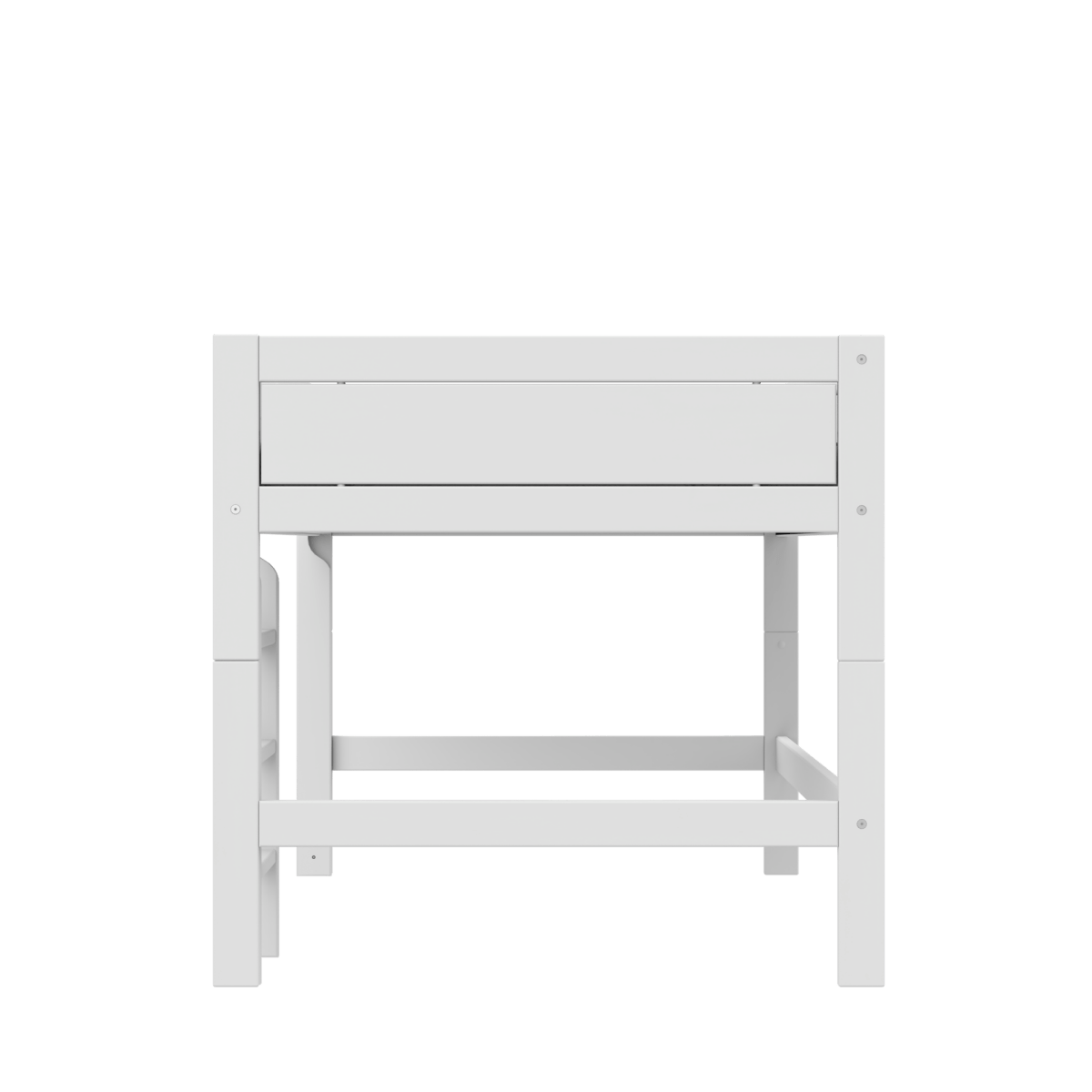 Lifetime Kidsrooms Original Hochbett 120 mit Leiter - 128 cm Whitewash