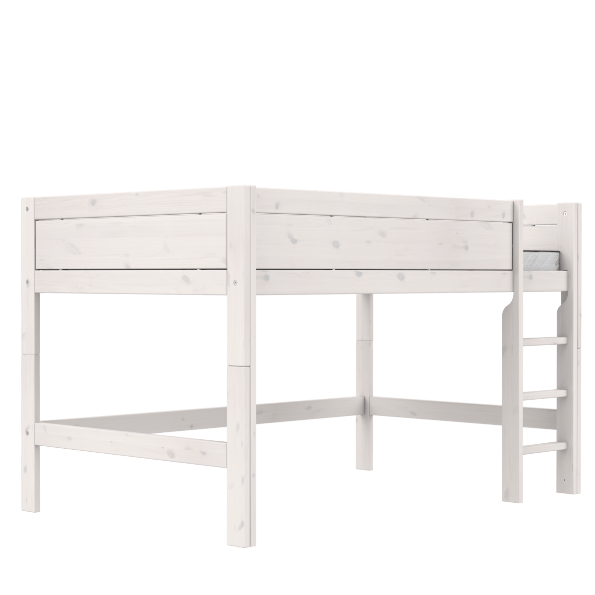 Lifetime Kidsrooms Original letto a soppalco 120 con scala - 128 cm Bianco